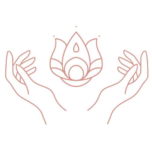 hand lotus flower icon
